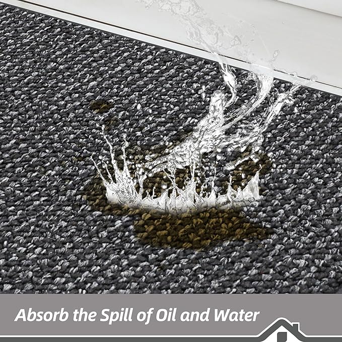 BEQHAUSE Kitchen Rugs 24"x36", Non-Slip Kitchen Mats - Image 3