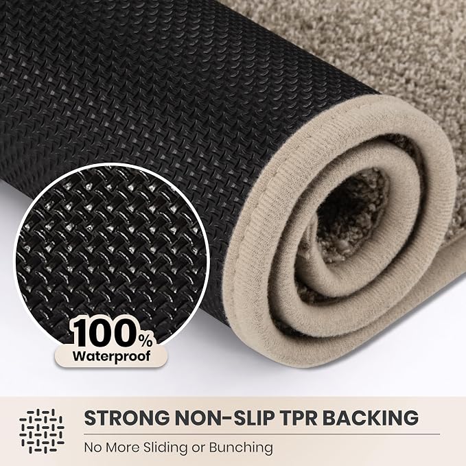 PURRUGS Dirt Trapping Door Mat 24" x 35.5", Non-Slip Machine Washable Entryway - Image 5