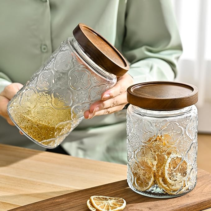 Adodeen 32oz Vintage Glass Jar - Image 5