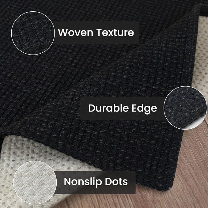 IOHOUZE Washable Exrea Long Hallway Runner Rug 3x20 Non Slip Rubber Backed - Image 6