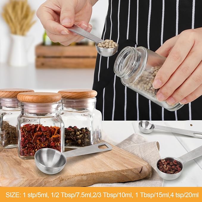 3 Teaspoon Stainless Steel Single Measuring Spoon - Image 3