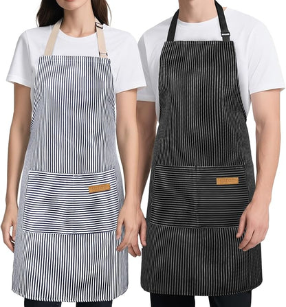 Cardkiss 2 Pack Kitchen Cooking Aprons, Soft Aprons by Cardkiss