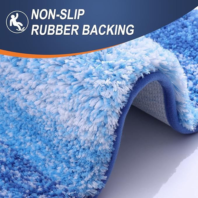 OLANLY Large Bathroom Rugs Mat 44x32, Extra Soft Absorbent Microfiber Bath Rugs - Image 4