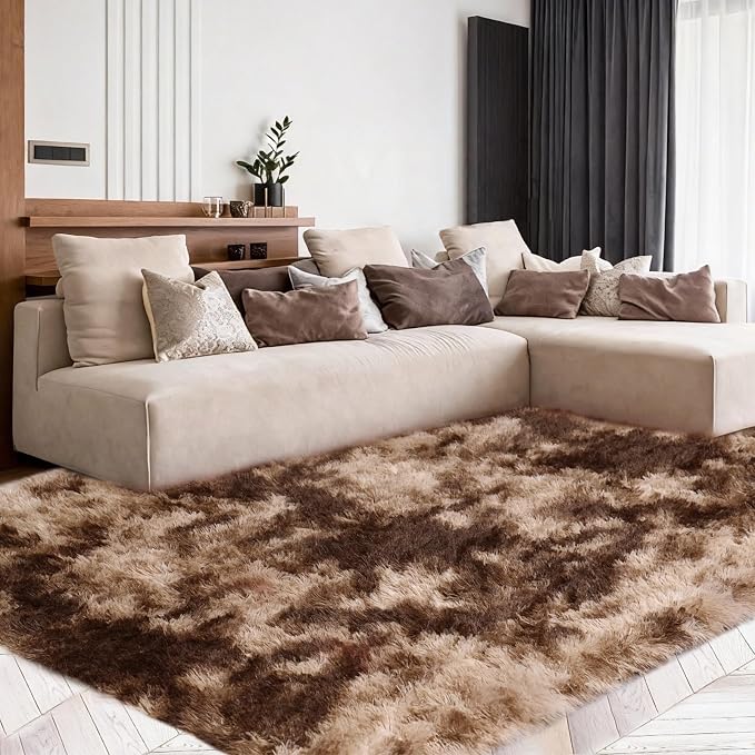 Large 9x12 Area Rug for Living Room, Soft Shag Rugs for Bedroom, Non-Slip Ultra - Image 5