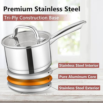 E-far Stainless Steel Saucepan - Image 6