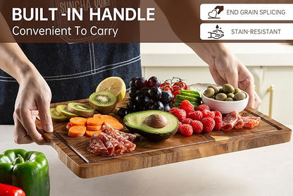 THETCHRY Walnut Cutting Boards for Kitchen, End Grain Wooden Chopping Board - Image 3