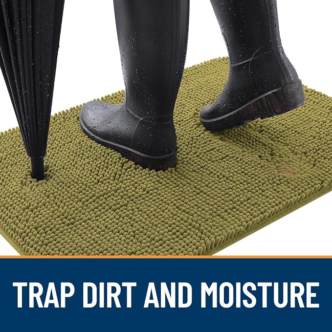 OLANLY Dog Door Mat for Muddy Paws 59x24, Absorbs Moisture and Dirt, Absorbent - Image 2