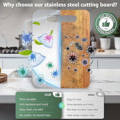 Stron-Dura Cutting Board, Stainless Steel Cutting Board, Foodgrade Cutting - Image 4