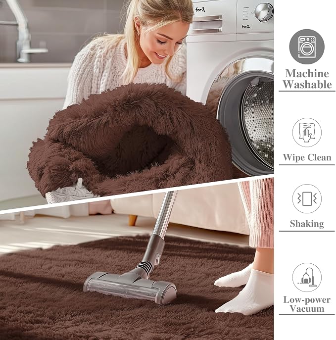 OLANLY 8x10 Machine Washable Large Area Rugs - Image 2