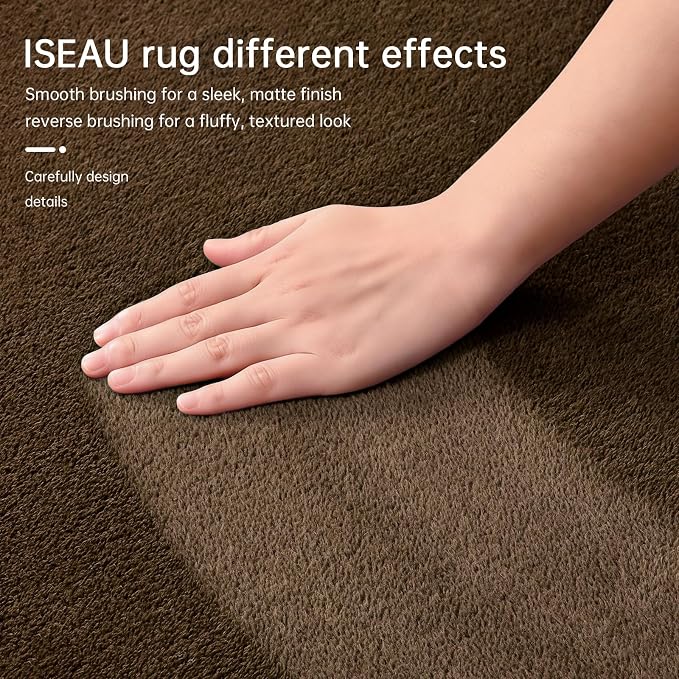 ISEAU 5x7 Rug for Living Room, Soft Memory Foam Carpet - Image 3