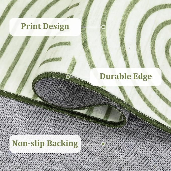 ROYHOME Washable Rug 4x6 Area Rugs - Image 8