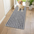 Smiry Dog Door Mat for Muddy Paws 47x17, Absorbent Dirt Trapper, Non-Slip by Smiry