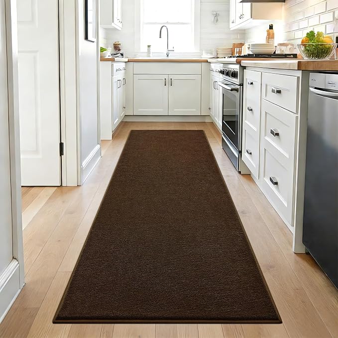 ISEAU 2x8 Runner Rug for Hallway, Soft Memory Foam Carpet by ISEAU