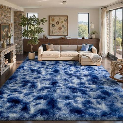 10x14 Ft Extra Large Shag Rugs for Living Room, Ultra Soft Fluffy Furry Area by Cuzwlovita