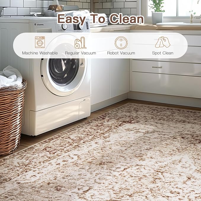 Lofus 5x8 Area Rugs for Living Room, Washable Area Rug, Rugs for Bedroom - Image 5
