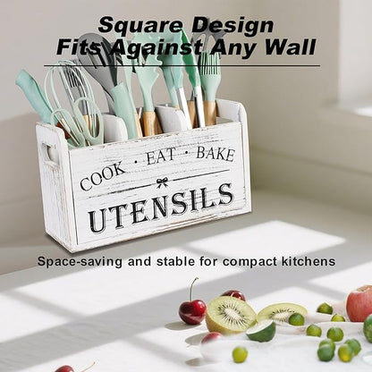 Wooden Kitchen Utensil Holder - Image 3