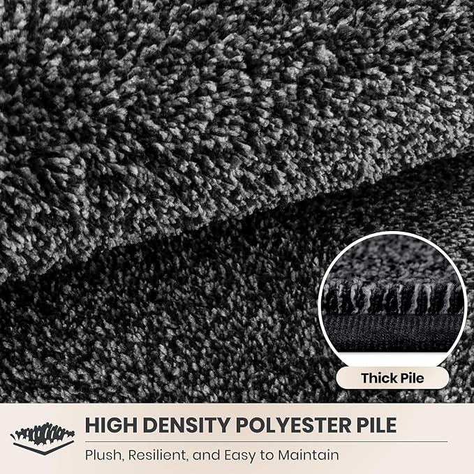 PURRUGS Easy Care Area Rug 4ft x 6ft, Non-Slip Machine Washable Entryway Rug - Image 4