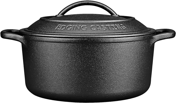 Pre-Seasoned Cast Iron Dutch Oven Pot - Image 7