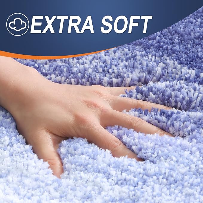 OLANLY Small Bathroom Rugs Mat 24x16, Extra Soft Absorbent Microfiber Bath Rugs - Image 3