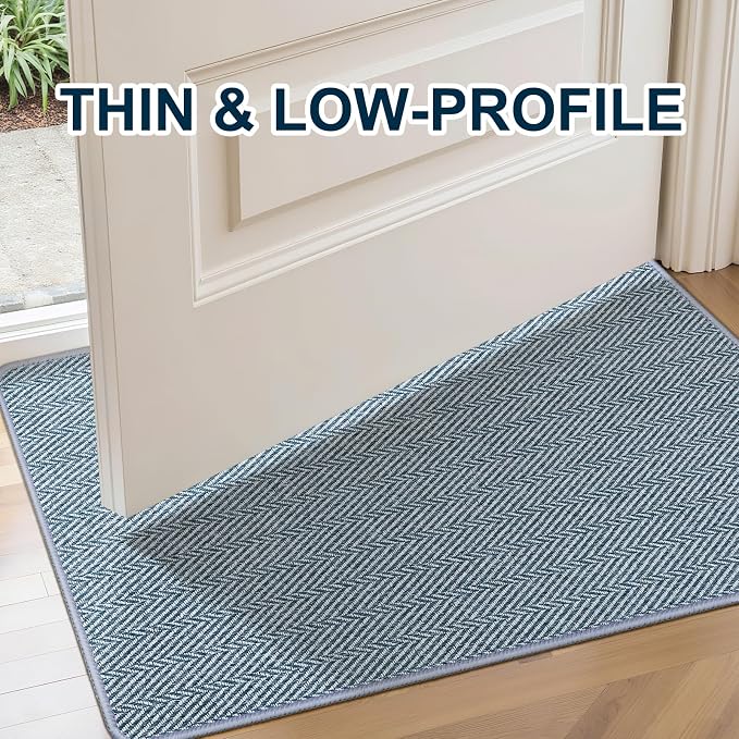 Ultra Thin Door Mat Indoor Entrance 24"x36", Low-Profile Indoor Door Mat - Image 6