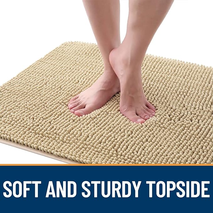OLANLY Dog Door Mat for Muddy Paws 47x17, Absorbs Moisture and Dirt, Absorbent - Image 4