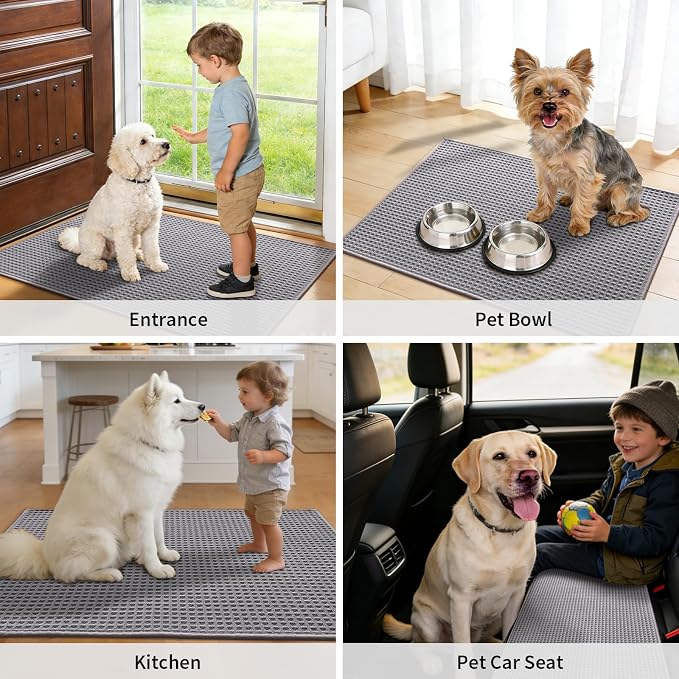 YIHOUSE Indoor Door Mat 24" x 36", Non-Slip Washable Entryway Mat, Dirt Trapper - Image 7