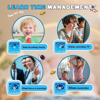Visual Timer for Kids, 60-Minute Countdown Timer for Classroom Office Kitchen - Image 6