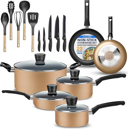 SereneLife 20 pc Basic Kitchenware Set by SereneLife
