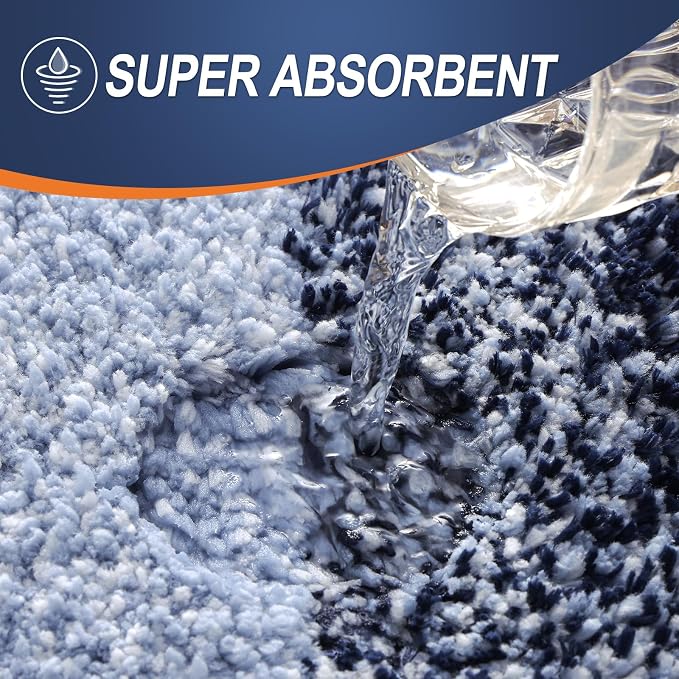 OLANLY Large Bathroom Rugs Mat 50x30, Extra Soft Absorbent Microfiber Bath Rugs - Image 4