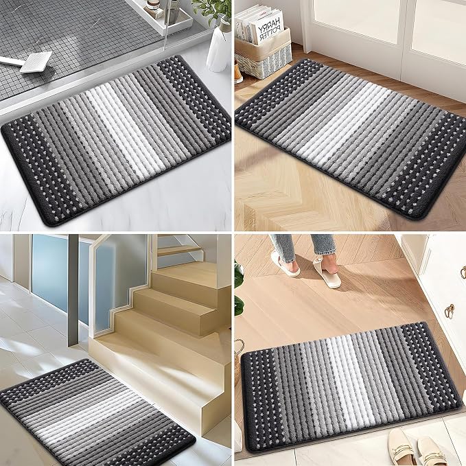 Kitinjoy Indoor Outdoor Door Mat, 47x20 Non-Slip Absorbent Dirt Trapper - Image 6