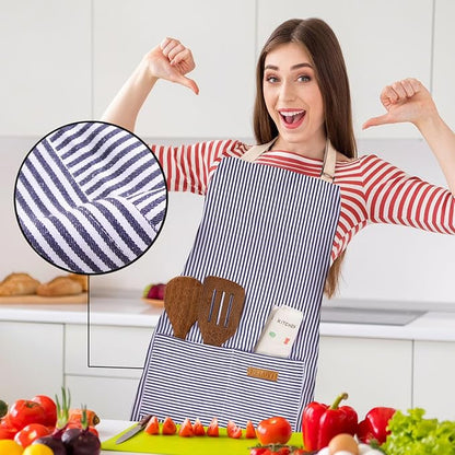 BeLuyi 2 Pack Adjustable Bib Apron - Image 4