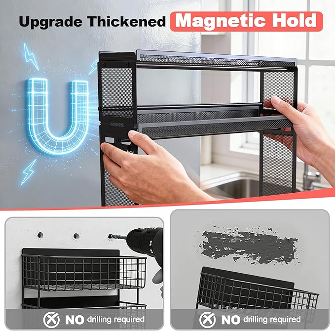 Docnest 3 Tier Magnetic Spice Rack - Image 4