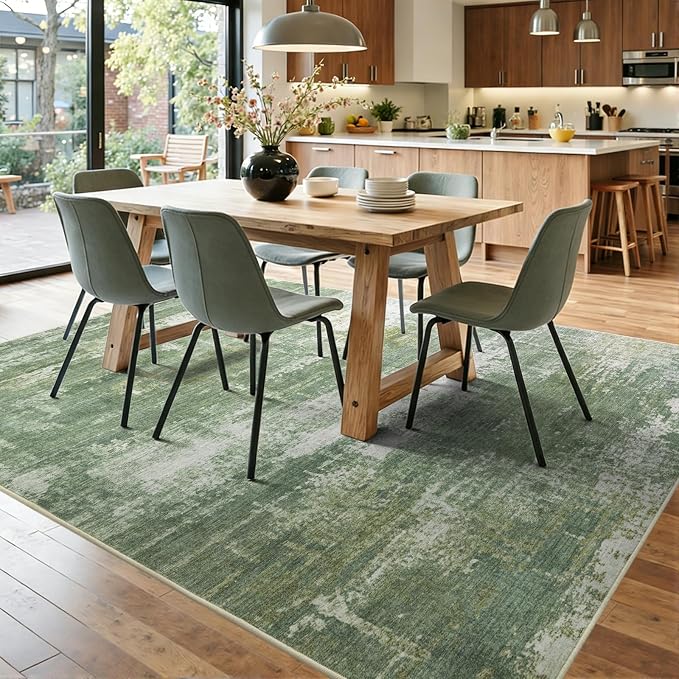 5x7 Ft Area Rugs for Living Room, Soft Non-Slip Washable Rugs Modern Abstract - Image 9