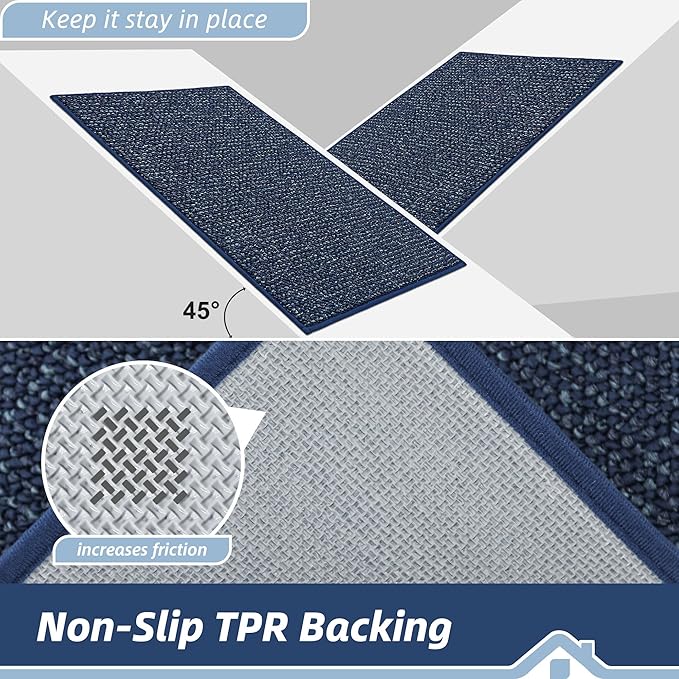 BEQHAUSE Dirt Trapper Door Mat 24" x 36", Non-Slip Washable Doormats Entrance - Image 6