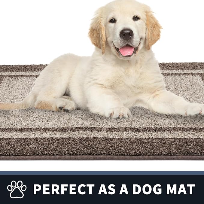 PURRUGS Dirt Trapping Door Mat 24" x 60", Non-Slip Machine Washable Entryway Rug - Image 6