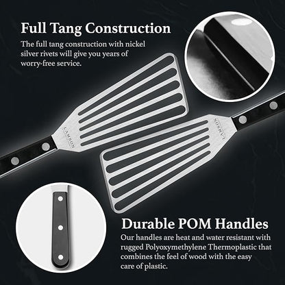 Lamson 3" x 6" Chef's Slotted Turner - Image 5
