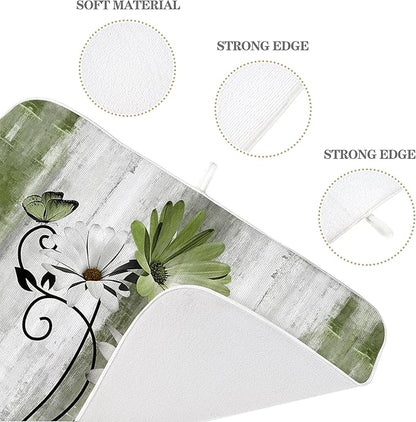 Floral Dish Drying Mat 18x24 Inches - Image 7