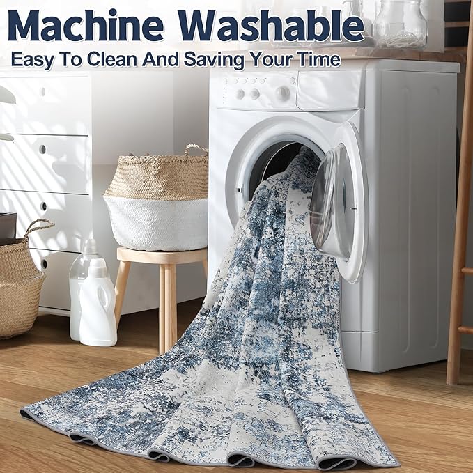Area Rug Living Room Rugs: 5x7 Washable Rug - Image 7