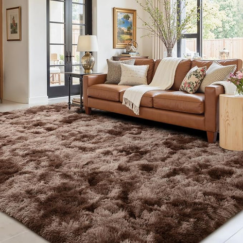 10x14 Ft Extra Large Shag Brown Area Rug - Image 2