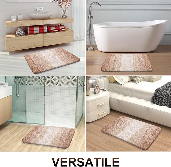 OLANLY Bathroom Runner Rugs Mat 70x24, Extra Soft Absorbent Microfiber Bath Rugs - Image 6
