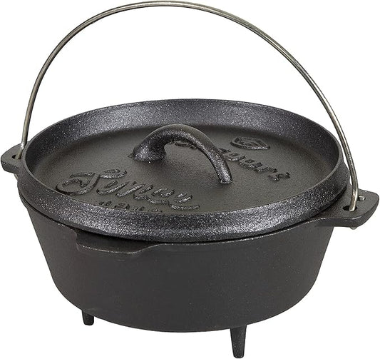 Stansport Pre-Seasoned Cast Iron Dutch Oven by Stansport