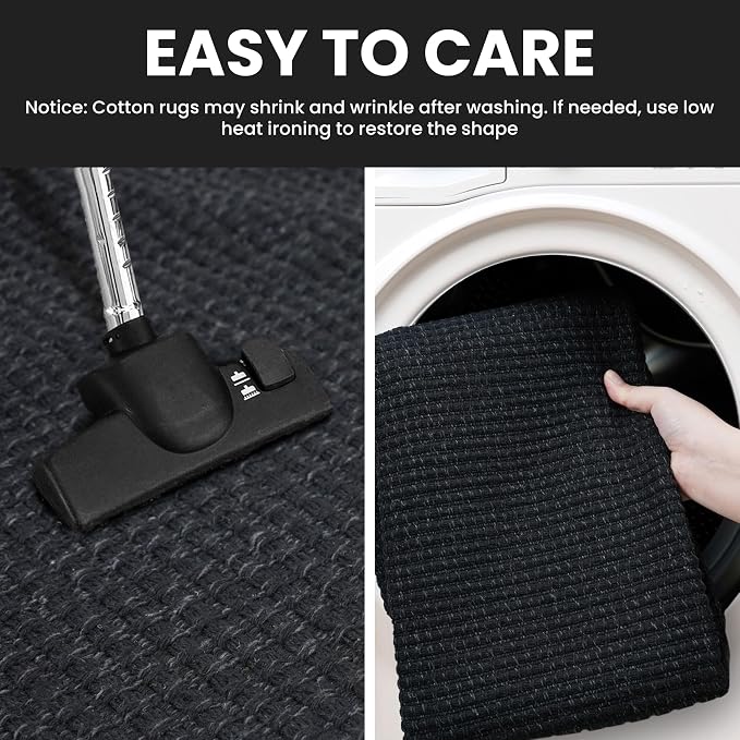 IOHOUZE Washable Runner Rug 2x8 Non Slip Rubber Backed Hallway Runner Entryway - Image 4