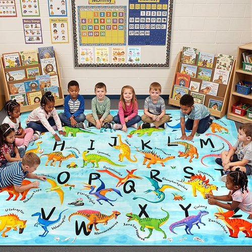 3x5 ABC Classroom Rug for Kids Playroom, Alphabet Rug by Unknown