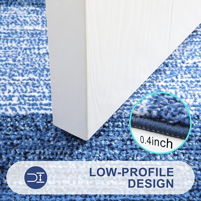 Kitinjoy Indoor Outdoor Door Mat, 30x17 Non-Slip Absorbent Dirt Trapper - Image 4