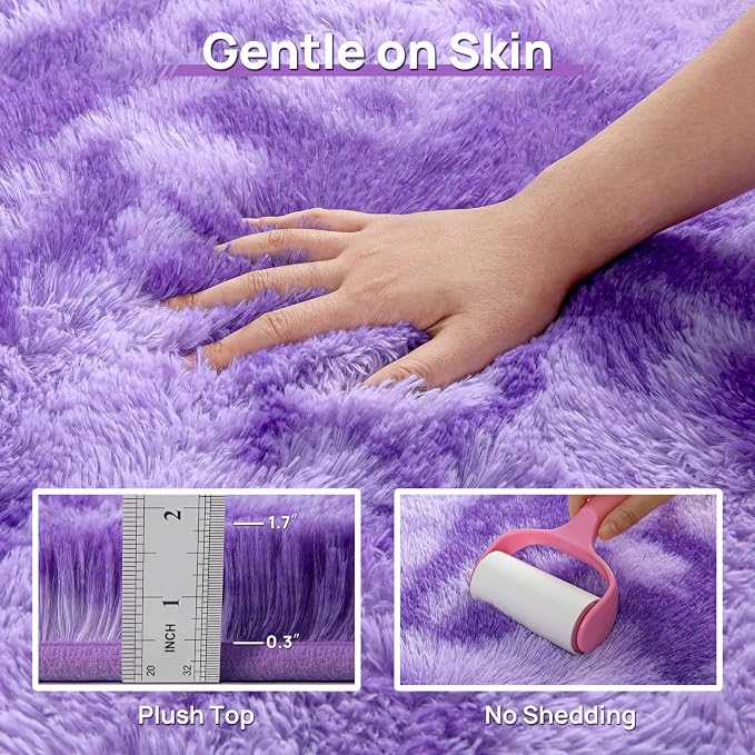 Deerhoo Soft Modern Shaggy Fluffy Carpets - Image 5