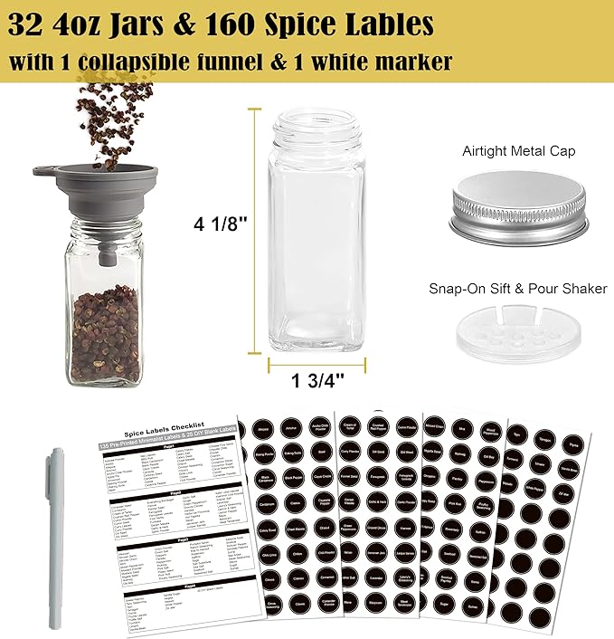 4 Tier Spice Rack Organizer - Image 3
