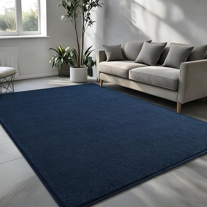 Pettop 6x9 ft Navy Blue Area Rugs - Image 2