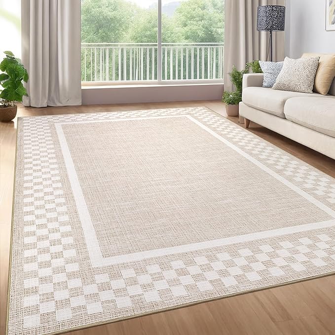 GarveeHome Washable Area Rugs 10x13 Non Slip Soft Large Living Room Rug Modern - Image 2