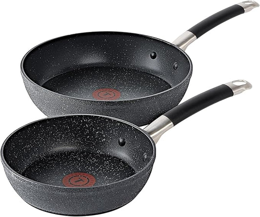 T-Fal Stone Force Platinum Non Stick Fry Pan Set 2 Piece, 8 inch and 10.5 inch by T-falbrand