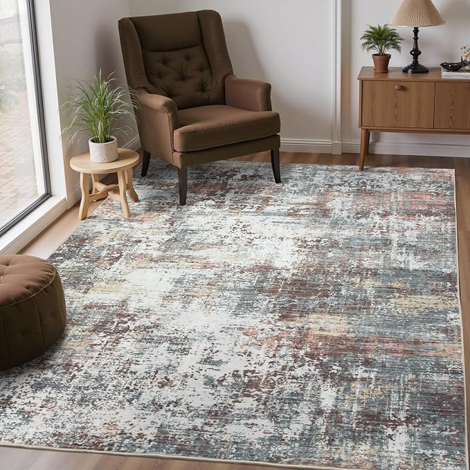 6x9 Area Rugs for Living Room, Abstract Rug - Image 7